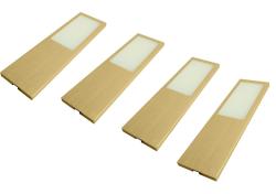 Indux Solin Κουζίνα Οροφή Multi Tone LED Σετ 4 Spots x 4 W Χρυσό 1208972366