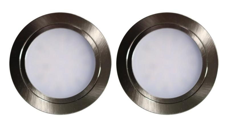 Indux Luma ενσωματωμένη κουζίνα Multi Tone LED Set 2 Spots RVS-look 1208972400