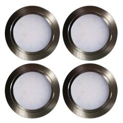 Indux Luma ενσωματωμένη κουζίνα Multi Tone LED Set 4 Spots RVS-look 1208972402