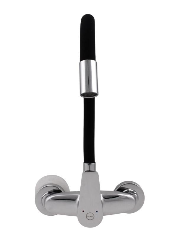 Aquanello Casa Μπράζιχε κουζίνας χρώμιο με υψηλή ευέλικτη έξοδο CR-1301-CS