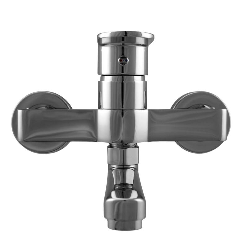 Aquanello Casa Μονόχειρη βρύση κουζίνας χρώμιο με έξοδο 15 cm CR-1415-CS