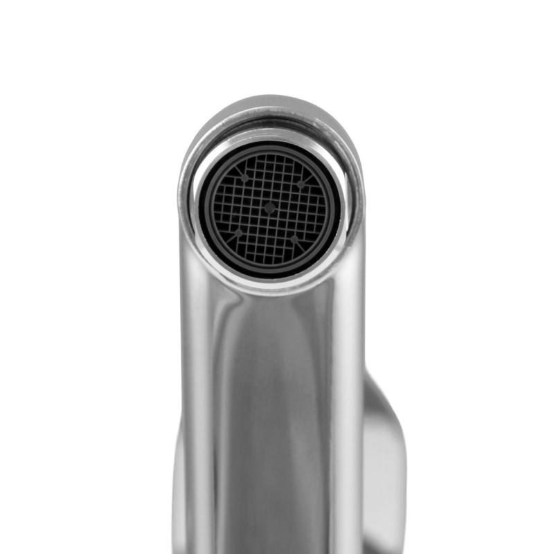 Aquanello Casa Μονόχειρη βρύση κουζίνας χρώμιο με έξοδο 15 cm CR-1415-CS