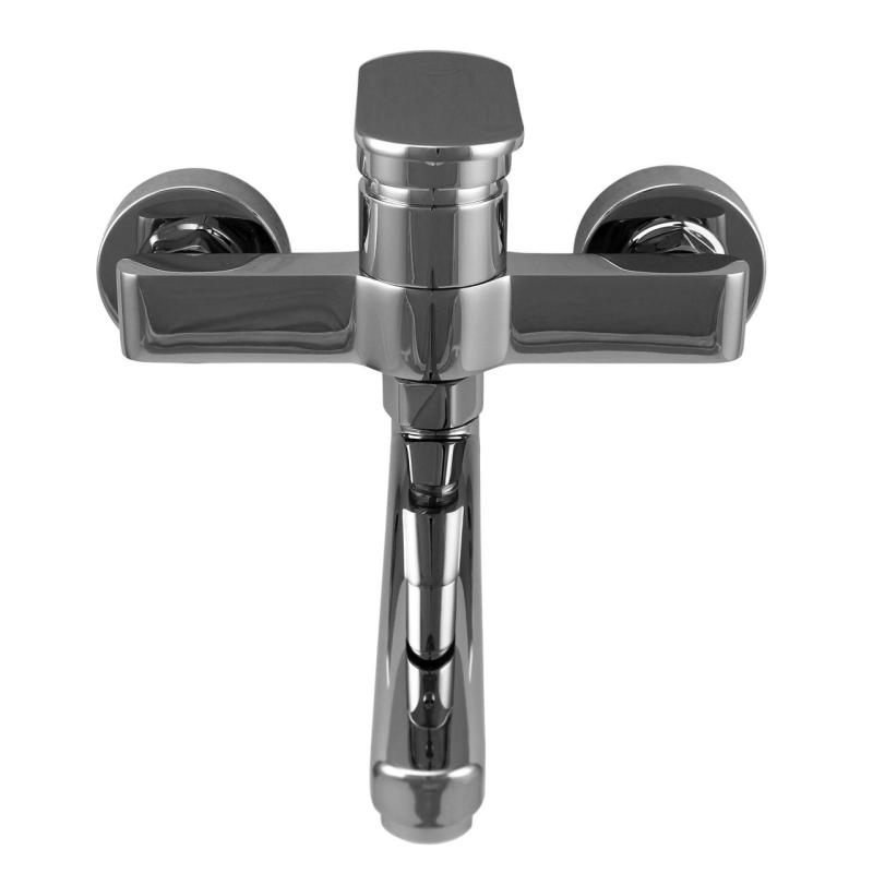 Aquanello Casa Μονόχειρη βρύση κουζίνας χρώμιο με έξοδο 20 cm CR-1420-CS