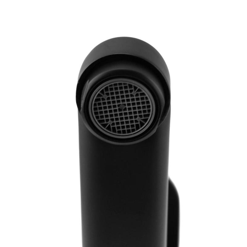 Aquanello Casa Μονόχειρη βρύση κουζίνας μαύρη με έξοδο 20 cm BL-1420-CS