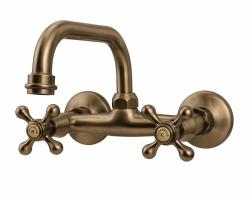 Aquanello Heritage Ascot Κλασική βρύση κουζίνας με επάνω στόμιο, χάλκινη BN-4110-HA