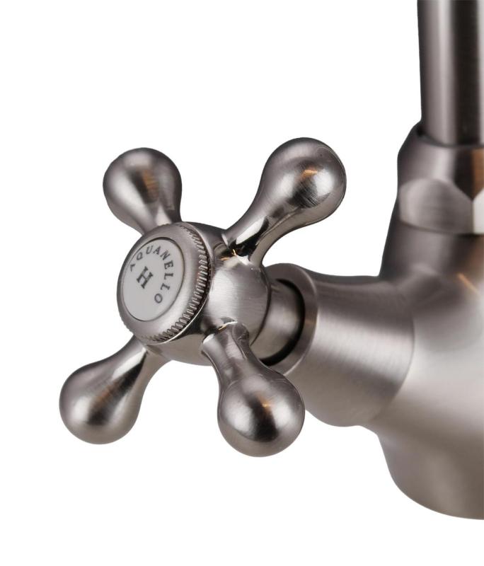 Aquanello Heritage Ascot Κλασική κουζίνα Νοσταλγική βρύση κουζίνας από ανοξείδωτο ατσάλι NB-4004-HA