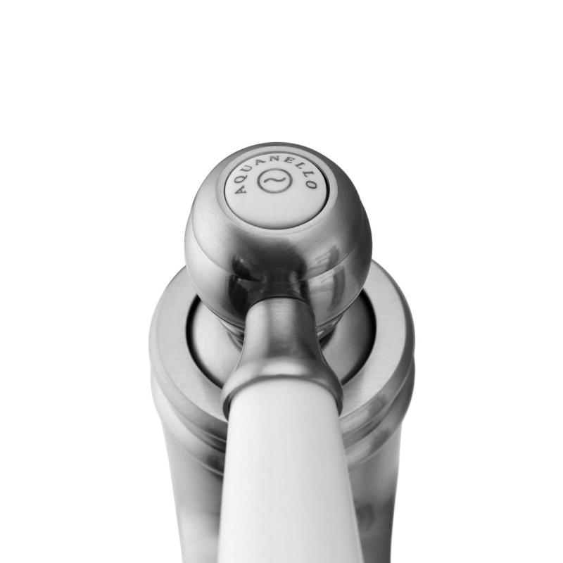 Aquanello Heritage Manor Κλασικός νοσταλγικός μείκτης νιπτήρα από ανοξείδωτο ατσάλι NB-1001-HM