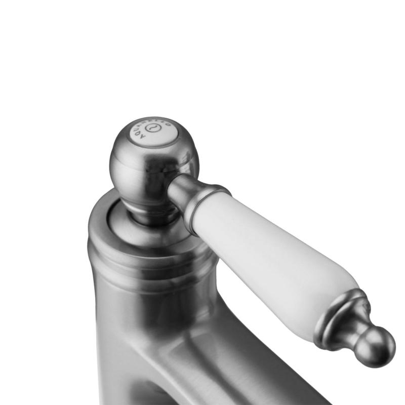 Aquanello Heritage Manor Κλασικός νοσταλγικός μείκτης νιπτήρα από ανοξείδωτο ατσάλι NB-1001-HM