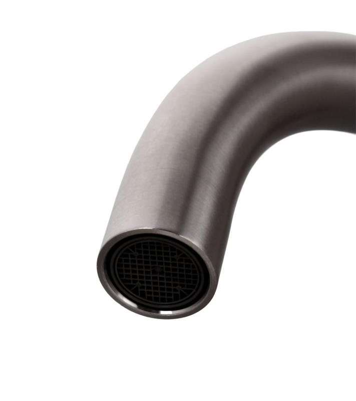 Aquanello Forma Μαζικός ανοξείδωτος μοχλός κουζίνας με στρογγυλή έξοδο SS-1002-FM