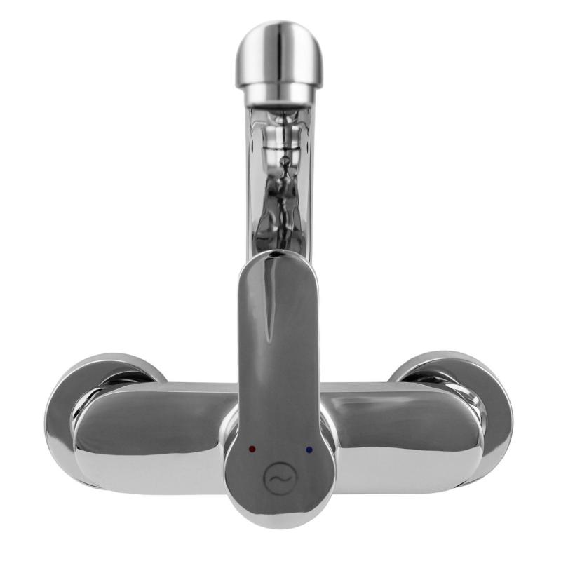 Aquanello Casa Κουζίνα Βρύση τοίχου με επάνω έξοδο Χρώμιο CR-1003-CS