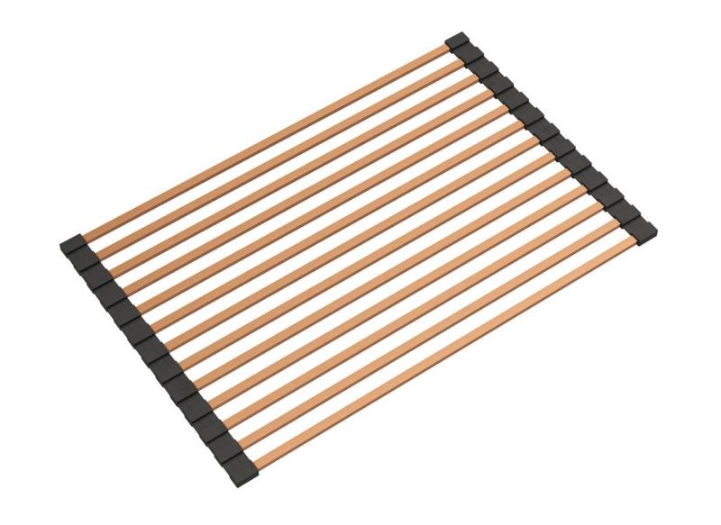 Ausmann Mosel Σετ συνδυασμού νεροχύτη PVD χαλκού 50x40 cm με βρύση κουζίνας, διανομέα σαπουνιού και ρολό χαλάκι 1208972563