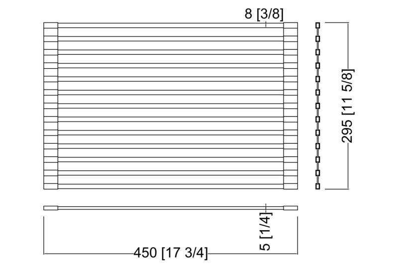 Ausmann Mosel Σετ συνδυασμού νεροχύτη PVD χαλκού 50x40 cm με βρύση κουζίνας, διανομέα σαπουνιού και ρολό χαλάκι 1208972563
