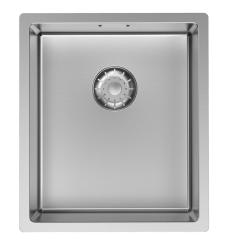 Pure.Sink Comfort Νιπτήρας από ανοξείδωτο χάλυβα 34x40 εκ., για εντοιχισμένη, επίπεδη ή επιτοίχια τοποθέτηση PCM3440-02