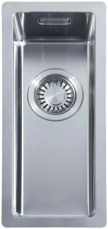 ABK Bingara  μικρό νεροχύτη από ανοξείδωτο χάλυβα 15x40cm επίπεδη εγκατάσταση κάτω από πάγκο και επάνω από πάγκο KS51015001 6300-BIN15fVI