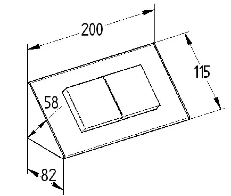 Σύνδεσμος με 2 πρίζες εξοπλισμένες με καπάκια γείωσης ST3900ST.